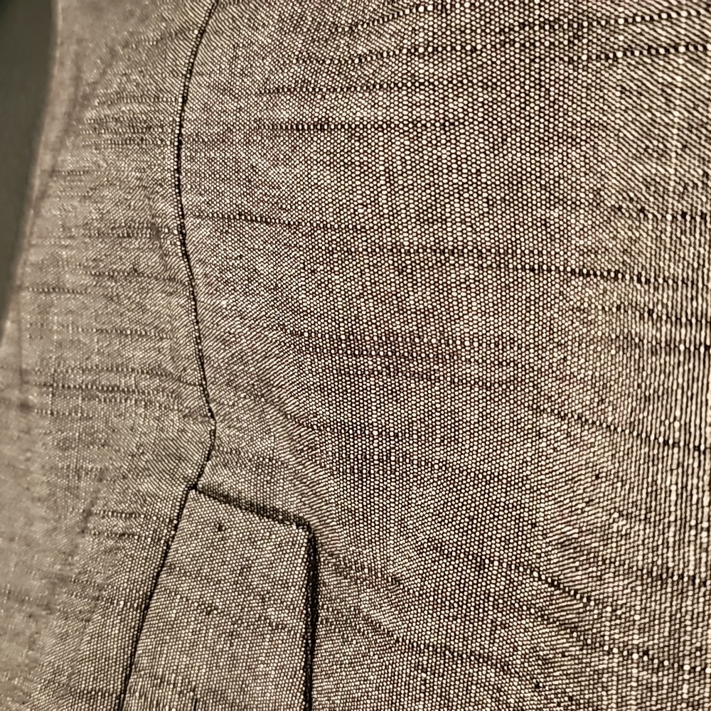 Grey straight skirt